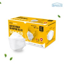 디버거 KF-94 숨코마스크(대형) 25매 화이트, 1개, 대형