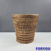 ForU719 미얀마 라탄 메쉬 웨이스트 바스켓 소 미얀마라탄 인테리어소품 소품 인테리어