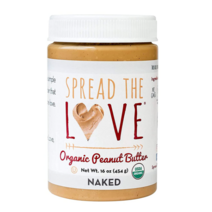 스프레드 더 러브 크런치 유기농 피넛 버터/Spread The Love Naked Crunch Organic Peanut Butter454g