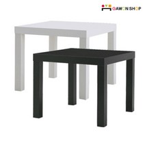 [이케아 직수입] LACK 사이드테이블 (블랙 화이트 선택가능), 색상:블랙브라운