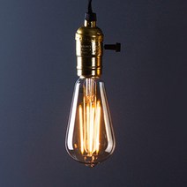 [YE] COB ST64 LED 3W 에디슨 램프, 전구색