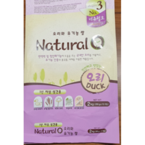 네츄럴오 어덜트 유기농쌀과 오리 애견사료, 10kg, 1개
