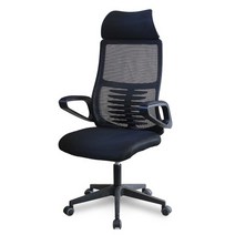 윈스톤 헤드 메시 컴퓨터 책상의자-블랙, 없음