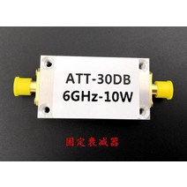 1MHZ8000MHZ 8GHz RF 전력계 OLED 디스플레이 감쇠 값 디지털 미터 + Sofware 10W 30DB, 03 10W 30DB Attenuator