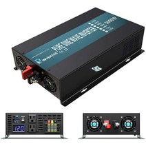 발전기 소형발전기 캠핑용발전기 비상용 순수 정현파 인버터 5000W 24V 220V 태양광 배터리 발전기 12V 36V, 01 110V_04 220V-230V_06 AU
