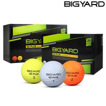 (30알) 넥센 빅야드 SD PLUS 2피스 골프공 가성비 골프볼, 빅야드SD_화이트