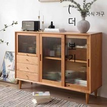 장미맨숀 화장품수납장 티수장 원목선반장 수납장 와이드수납장 협찬장 가구 찬장 맨숀 등나무, 03. 120x40x91cm원목색, 01. 이중 문