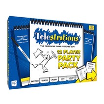 Telestrations Original 텔레스트레이션 파티팩 2 000단어 이상 12인용 가족 보드게임