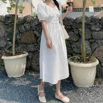 롱아이예뻐 휴양지 원피스 퍼프아이예뻐 휴양지 원피스 스트링원피