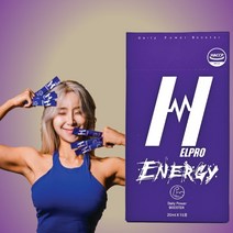 헬프로 에너지 강력 부스터 에너지 피로 충전 타우린 블루베리맛, 헬프로에너지 15포 1box