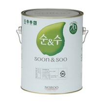 노루페인트 순수100 4L 수성 내부 친환경 DIY 페인트, 소프트아이보리