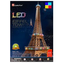 큐빅펀 에펠탑 LED 3D퍼즐