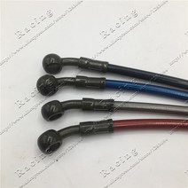 유압실린더 자키 작기 펌프 펀칭기 프레스 유압기 오토바이 더트 바이크 브레이드 스틸 유압 강화 라인 클, 17 210CM