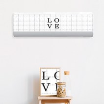 무풍 에어콘커버 에어컨커버/LG휘센 벽걸이형 원룸형, 벽걸이형 원룸형 에어컨커버_백곰자리