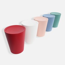 달자샵 깔끔 심플인테리어 스윙 휴지통 9L 가정용 사무용 다용도 휴지통, 1개, 스윙/레드