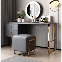 미니화장대 이탈리아 라이트 럭셔리 드레싱 테이블 침실 모던하고 심플한 소형 단위 가죽 아트 메이크업 조, 04 style4