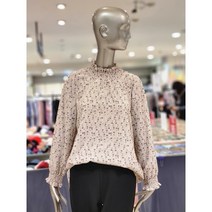 [메지스] 물방울나염 블라우스 UA0WD01BL0