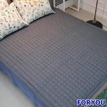 ForU608 델타 린넨 카페트겸 패드 S 카페트 침대패드 린넨카페트 매트 린넨패드, 퀸(Q)*본상품, 상세페이지 참조