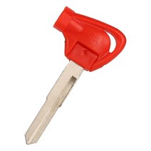 WhatsKey 바이크 오토바이 키 Blank Uncut For YAMAHA 자석 도난 방지 잠금 VOX BWS 4V BWS125 VOX50 GTR125 JOG EVO SMAX15, [05] Left  Red