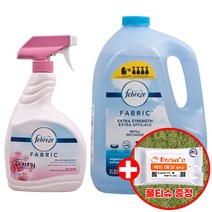 페브리즈 섬유탈취제 다우니향 920mL + 스트렝스 대용량 리필 2L + 빈즈물티슈10매, 1세트