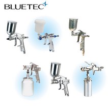 블루텍 에어스프레이건 세트 좁은공간 작업 소량, W-77G SET (1.8MM)