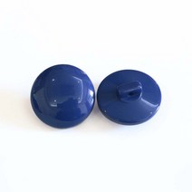 소뿔단추 수입 고급 단추, 20mm (10 개) 바늘을 보냅니다, 로얄 블루단추