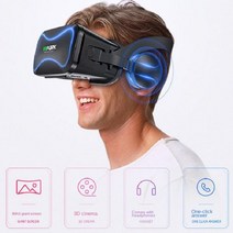 영상 편집기 휴대폰용VR헤드셋 3D 파노라마 영화 게임 가상 현실 헬멧 헤드셋 에디션 헤드 마운트 휴대폰 VR 안경, J30 VR Glasses Gamep