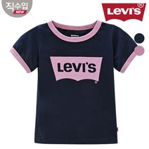 리바이스키즈 배트윙 링거티셔츠(반팔)B VNM13ATS53 (주니어)