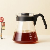 기타 하리오 커피 드립서버 1000ml (VCS-03B), 1개