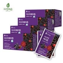 아사이베리즙 70ml x 30개 아사이베리 농축액 주스, 4박스(120포)