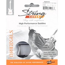 그라프텍 PS-8163-00 Graphtech 빈티지 텔레캐스터 3새들 세트 String Saver Saddle Set For Vintage Tele 3 Saddle