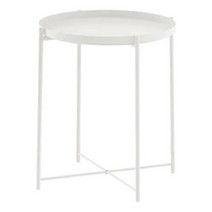 이케아 GLADOM 글라돔 트레이테이블 화이트, 블루