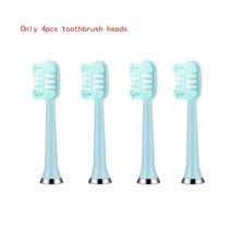 치아미백기 치아미백겔 셀프치아미백 이빨미백 자가미백 스티커 치아미백패치 음파 Irrigator 치석 제거기, 04 4PCS Blue heads