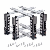 2.5인치 SAS SATA 하드 드라이브 트레이 캐디 4개 팩 델 G176J PowerEdge R610 T610 R620 R710 T710 R720 R815 R820과 호환