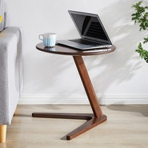 생일상차림 분위기전환용 특이한상 안정적인 단단한 나무 소파 거실 가정용 소형 틱찻상, Walnut Color
