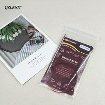 대바늘 숏팁 모사용 코바늘 뜨개질 뜨개용품 뜨개질바늘 세트 QZLKNIT 나일론 실 원형 크로셰 직조 핀 바느질 도구 양모 면사 DIY 니트 액세서리, 40cm, 3.0mm