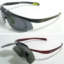 SEEKSPORTS [SEEKSPORTS]GIFIORE 스포츠 편광 선글라스 G88352 5종 택 1 - 렌즈 오픈 및 안경착용자 사용 가능, G88352-WHITE-무지개미러렌즈