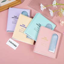 인생네컷 앨범 커플 라이프 사진집 인생네컷보관 셀프사진 포토북 보관 4x6, 그린
