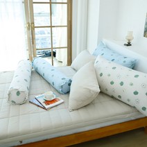 바디필로우 레그필로우 옆으로 안고자는 롱쿠션 긴베개 대형 귀여운 채소 디자인 파프리카, 사각형, 베이지