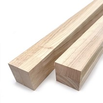 아이베란다 고무나무 각재 60x60mm 각목 나무 목재 목공소 원목재단, 2100mm, 1개