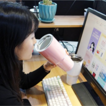 리유저블컵 1리터텀블러 명품텀블러 콜드컵 보온보냉 대용량, 05.몬스터텀블러-실버