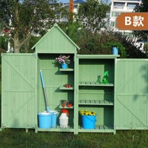 야외 농막 임시 창고 보관 사물함 보관 캐비닛, 기본, 청록색 B타입