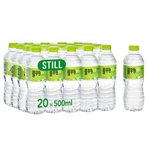 풀무원샘물 생수 500ml 40개, 100병