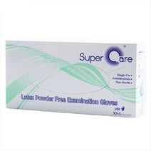 슈퍼케어 라텍스장갑 S, 100개입 × 2개