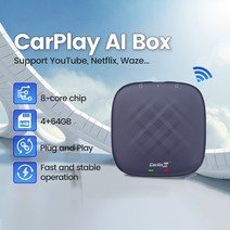 스마트 올인원 차량네비게이션CPC200-Tbox 플러스 자동 무선 블루투스 Carplay 안드로이드 박스 8 코어 AI, 02 NORTH AMERICAN type