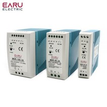 변압기 소형 MDR-10W 20W 40W 60W 100W AC100-240V 입력 미니 딘 레일 전원 전압 DC 5V 12V 15V 24V 48V 출력, 13.15V - 60W - 100-240V
