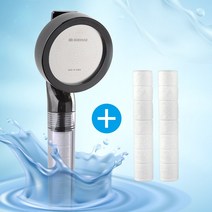 마이KIDMALL_국산 미리내 파워업 수압상승 필터 샤워기 녹물제거 절수효과 분리세척 스텐살수판 수전용품 욕실 헤드_MMY키드MAl몰, 선택-옵션-☆블랙