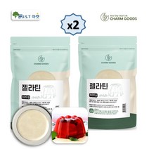 젤라틴 가루 분말 탱글팅글 젤라틴 젤리 푸팅 제빵 재료 만들기 500g, 2팩
