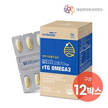 대상웰라이프 마이뉴트리션 알티지 오메가3 x12박스, 1세트, 없음