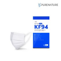 퓨어네이처 KF94덴탈마스크 국산 숨쉬기편한 마스크 개별포장, (대형) 30매입 2박스